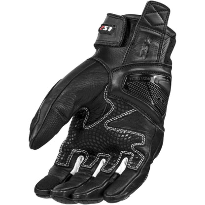Guantes LS2 Spark II Leather Man - Negro/Blanco