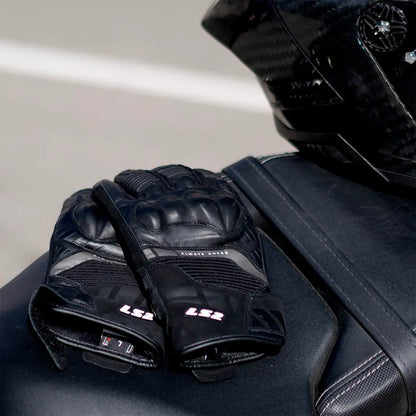 LS2 Octane Man Gloves - Black