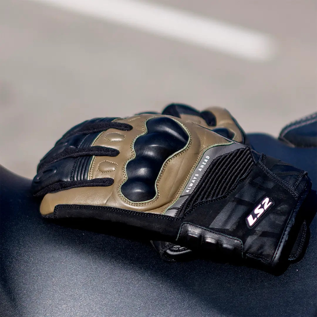 Guantes LS2 Octane Man - Negro/Marrón
