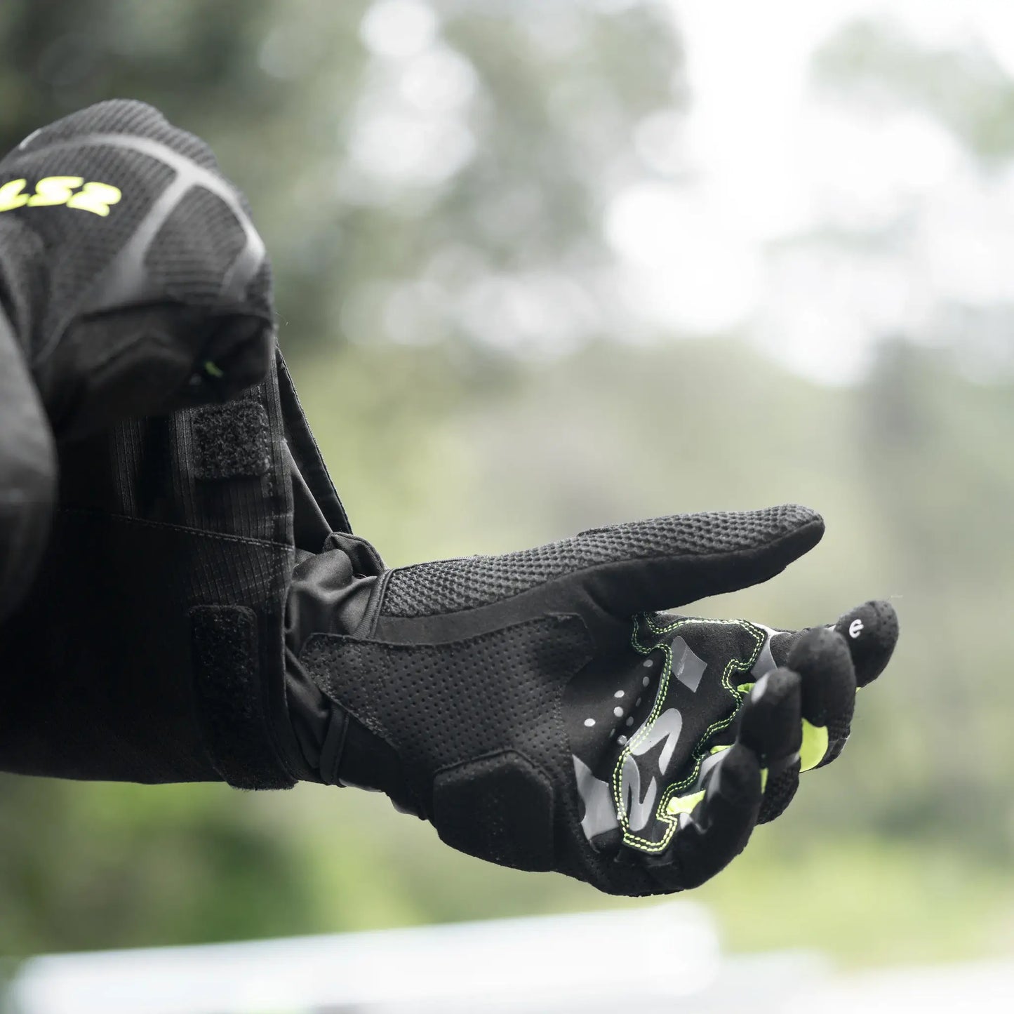 Guantes LS2 Ray II Man - Negro/Amarillo