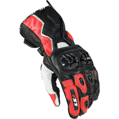 Guantes LS2 Swift Man - Negro/Blanco/Rojo