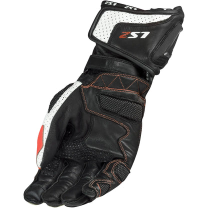 Guantes LS2 Swift Man - Negro/Blanco/Rojo