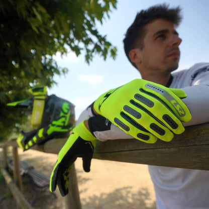 Guantes LS2 Bend Man - Negro/Amarillo