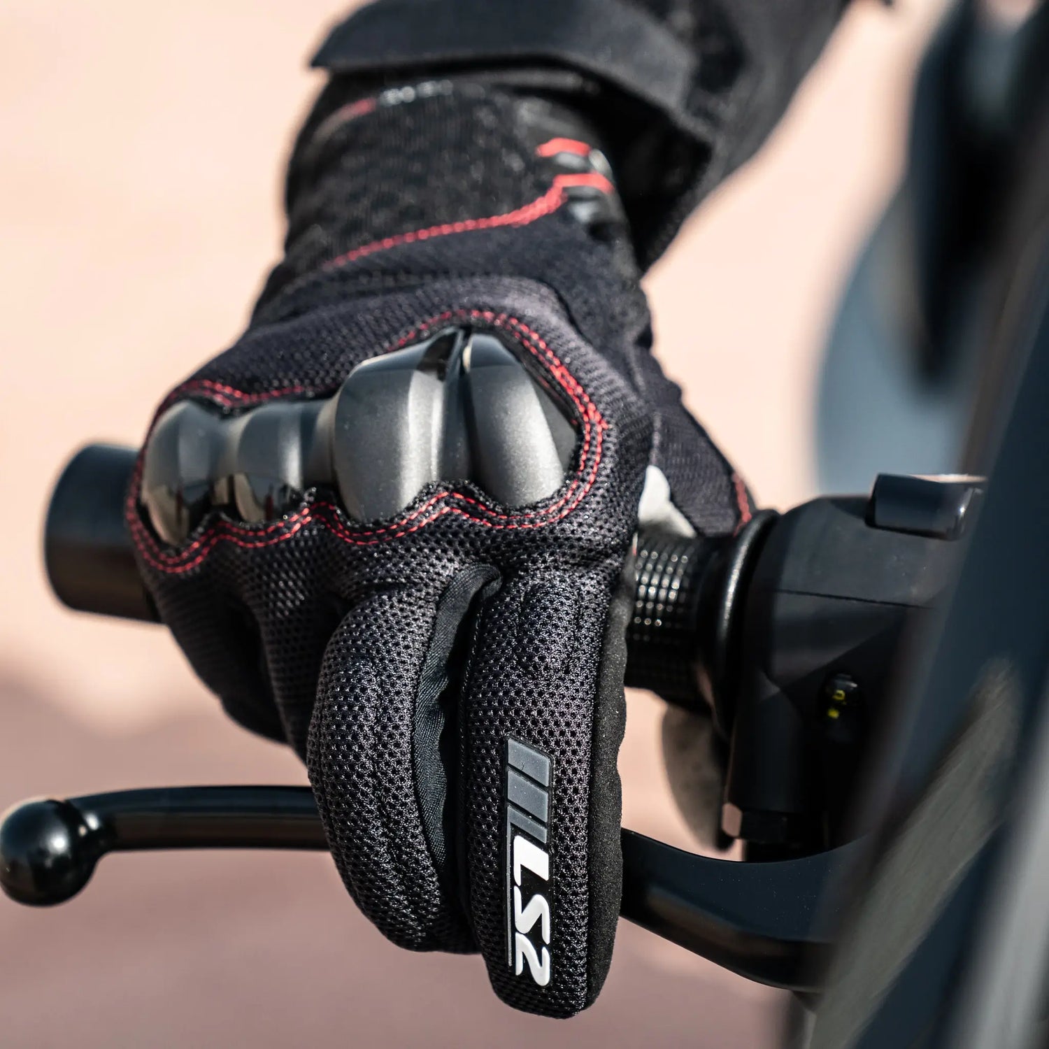 Guantes LS2 Chaki Man - Negro