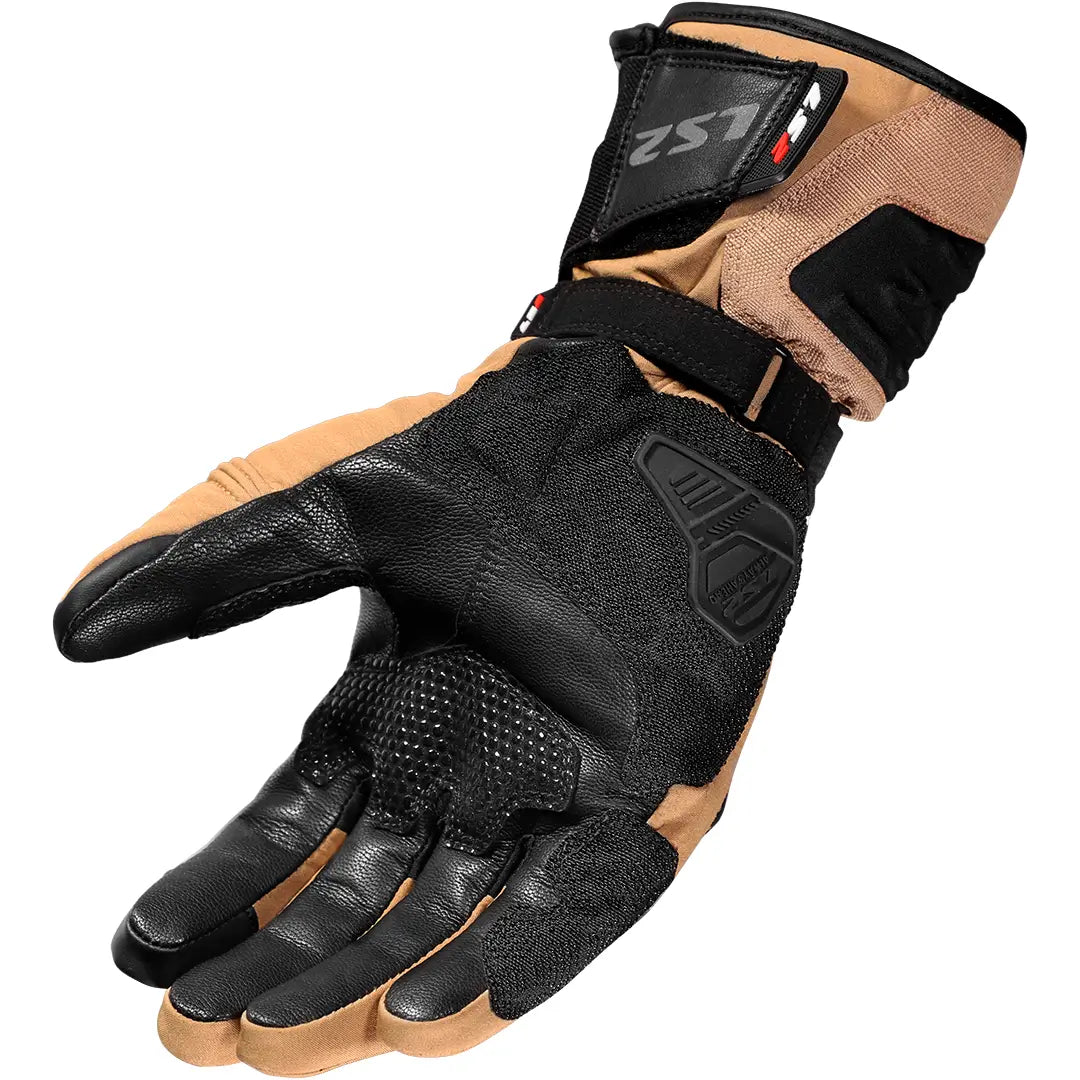 Guantes LS2 Nordic Man - Negro/Marrón