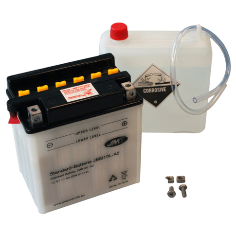 Bateria YB10L-A2 con electrolito JMT