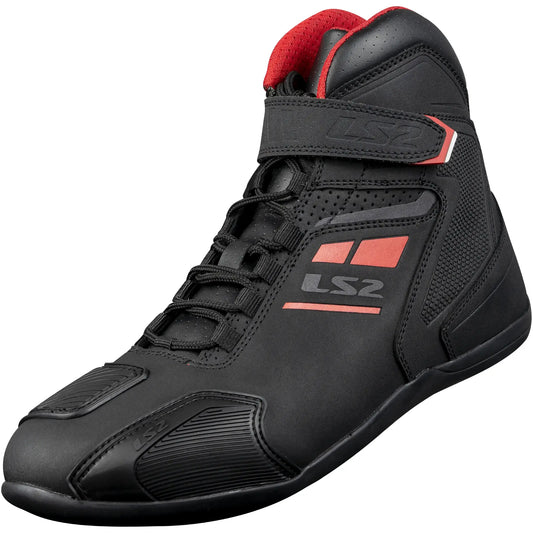 Botas LS2 Garra Woman - Negro/Rojo