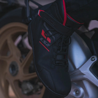 Botas LS2 Garra Man - Negro/Rojo