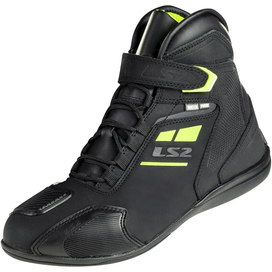 Botas LS2 Garra Woman Waterproof - Negro/Amarillo
