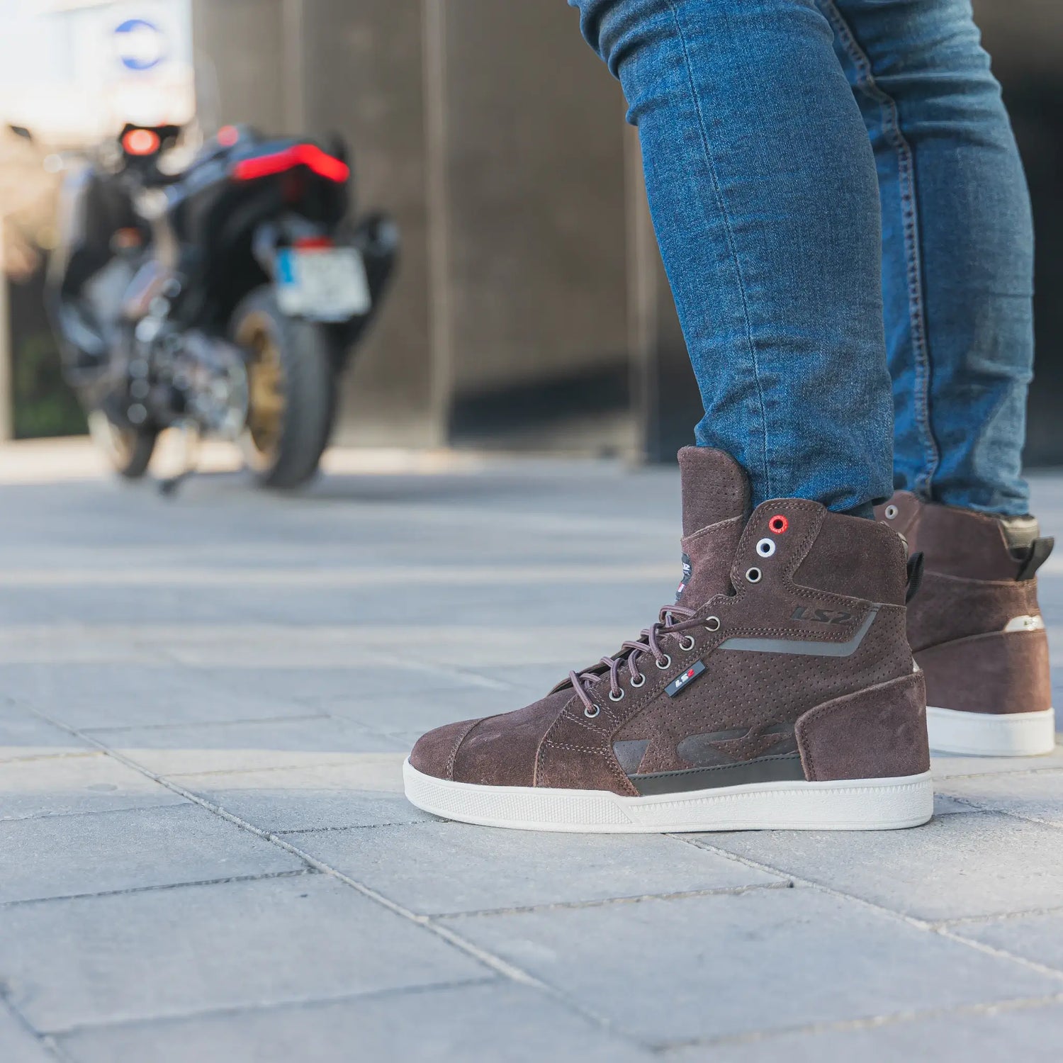 Botas LS2 Downtown Man - Marrón
