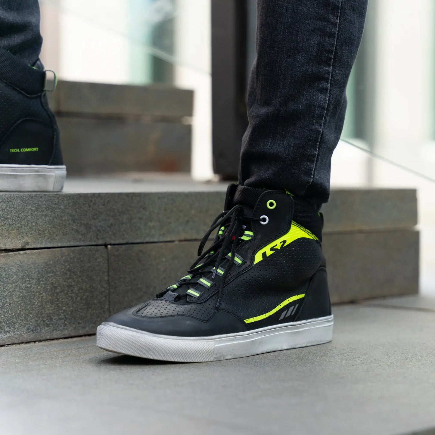 Botas LS2 Zoe Man - Negro/Amarillo