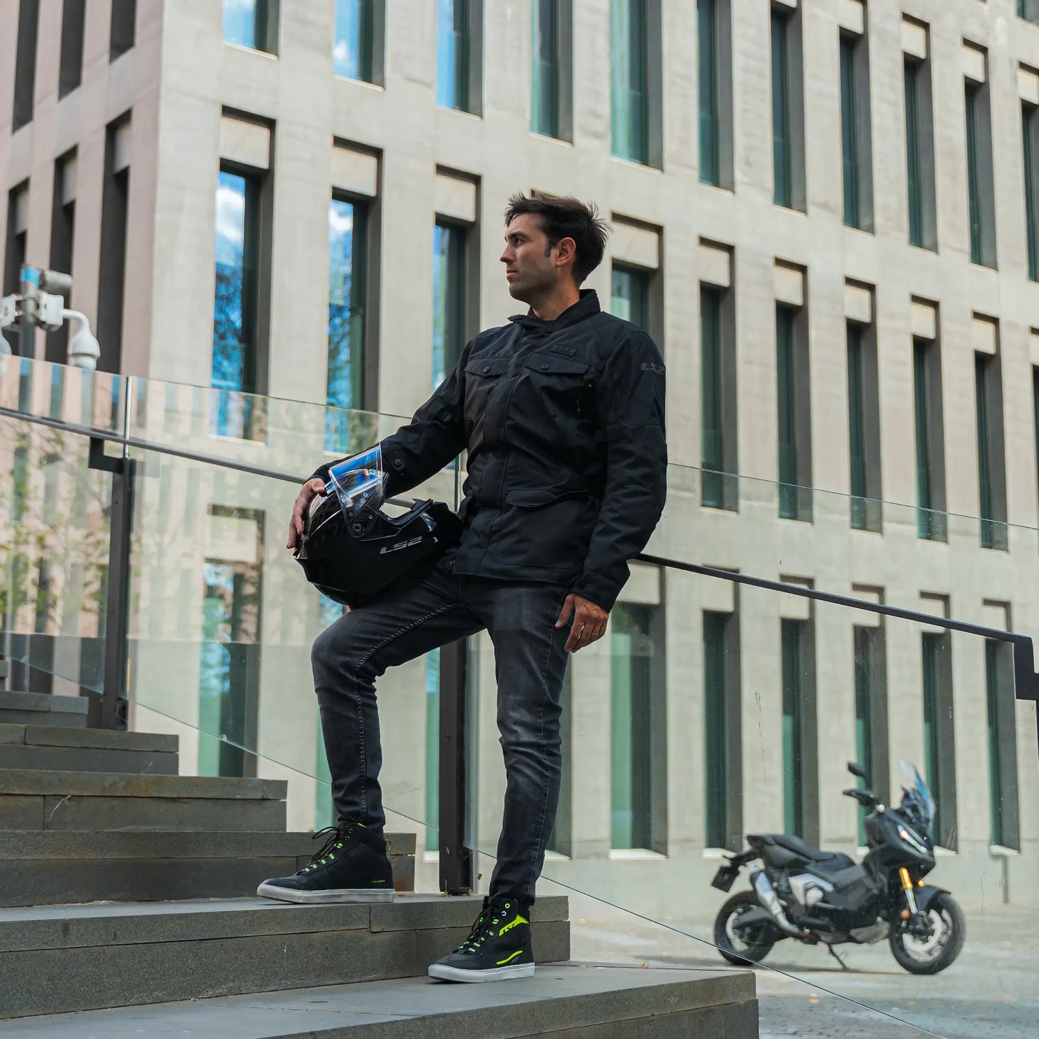 Botas LS2 Zoe Man - Negro/Amarillo