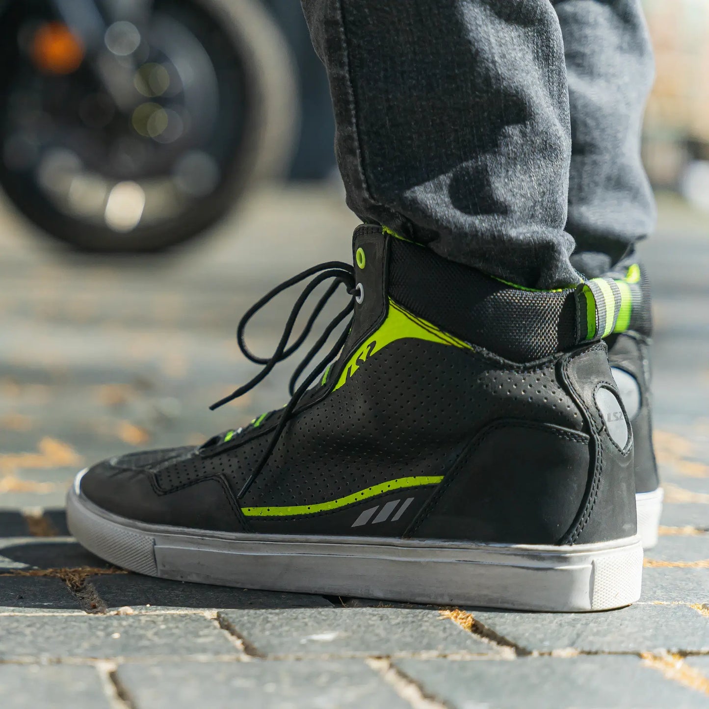 Botas LS2 Zoe Man - Negro/Amarillo