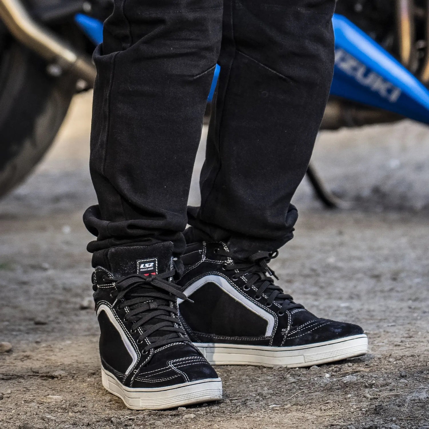 Botas LS2 Doron Man - Negro/Blanco