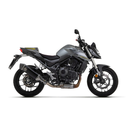 Silenciador Arrow Veloce Honda CB 750 Hornet 2023 - alumínio preto