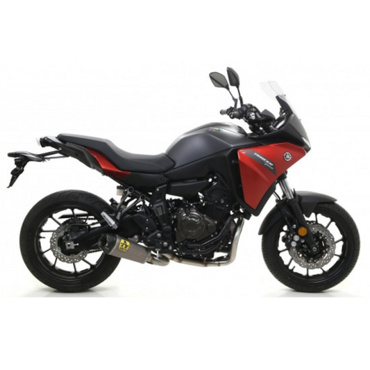 Silencieux d'échappement Arrow Thunder Yamaha MT-07>14/Tracer 700>16 (CE) aluminium-noir