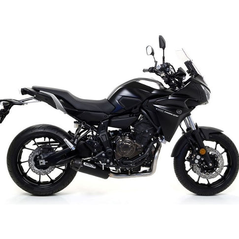 Silenciador de escape Arrow Rebel Yamaha MT-07 >14 / Tracer 700 >16 (CE) - negro 71843JRN