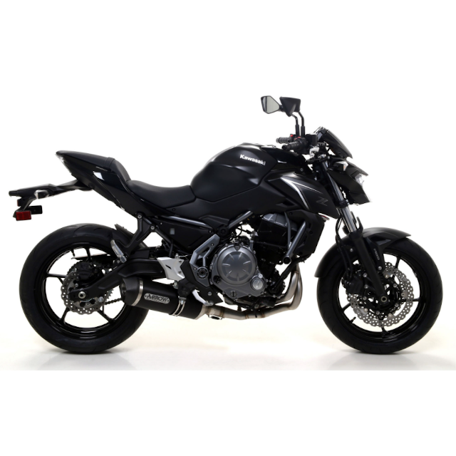 Silenciador escape Arrow RaceTech Kawa Z650 >17/Ninja 650 17-20 (CE) negro-carbono