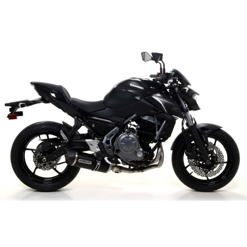 Silenciador escape Arrow RaceTech Kawa Z650 >17/Ninja 650 17-20 (CE) negro-carbono
