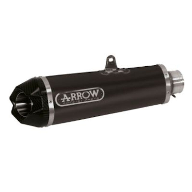 Silenciador de escape Arrow Works Yamaha Tracer 700 >20 (CE) negro-carbono 71920PKN