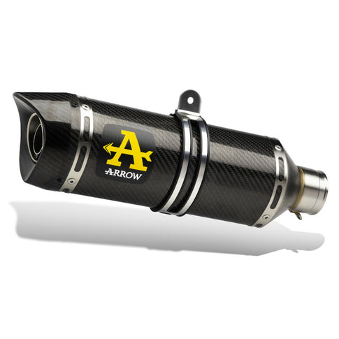 Silenciador Thunder Yamaha MT-07 21-24 Arrow - carbono