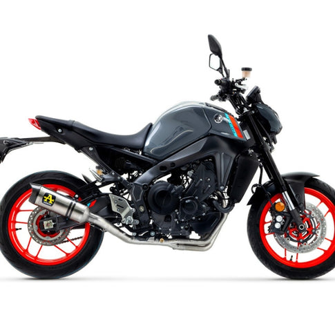 Silenciador de escape Arrow Thunder Yamaha MT-09 >21 (CE) - titanio