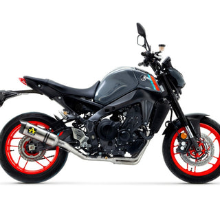 Silenciador de escape Arrow Thunder Yamaha MT-09 >21 (CE) - titanio