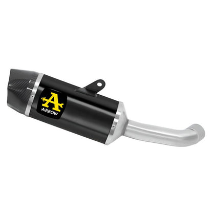 Arrow Indy Race Silencer Honda CB 750 Hornet 2023 - black aluminium