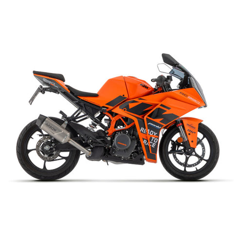 Silenciador Indy Race Evo KTM RC 390 22-23 Arrow - titanio