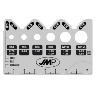 Metric measurement / thread pitch template JMP