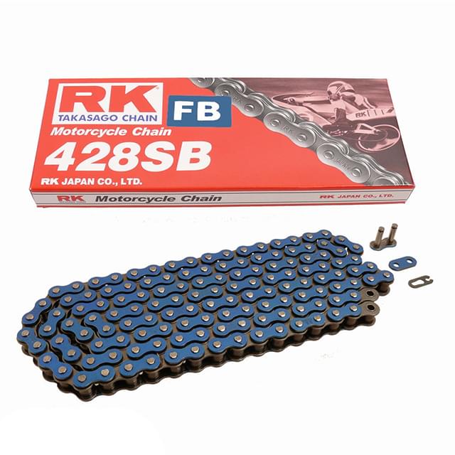 Cadena RK 428SB con 134 Eslabones, Azul 725.05.73