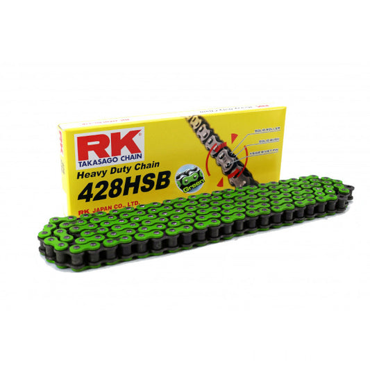 Chaîne RK 428SB avec 140 maillons - Vert