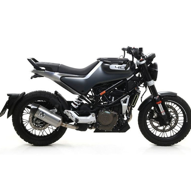 Escape Arrow Slip-On Indy Husqvarna Svartpilen/Vitpilen401 >20 (CE) aluminio-carbono