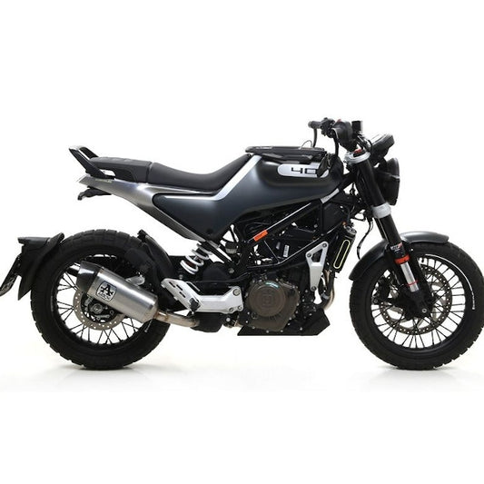 Escape Arrow Slip-On Indy Husqvarna Svartpilen/Vitpilen401 >20 (CE) alumínio-carbono