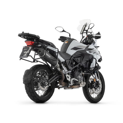 Silenciador Arrow Indy Race EVO Benelli TRK 502 X 21-23 - aluminio negro