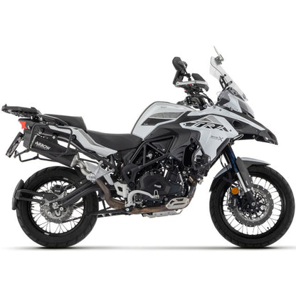 Silenciador Arrow Indy Race EVO Benelli TRK 502 X 21-23 - aluminio negro