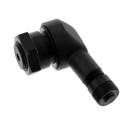 90º aluminium wheel valve d.11.3mm black JMP