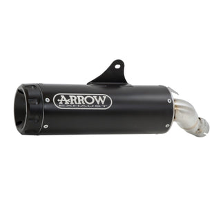 Arrow Slip-On Exhaust Rebel Yamaha XSR 700 >21 - black