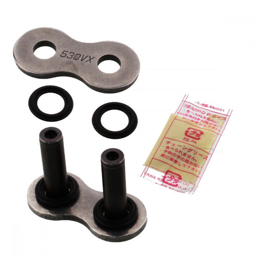 Attache de type rivet creux chaîne de transmission pas 530 VX D.I.D - acier