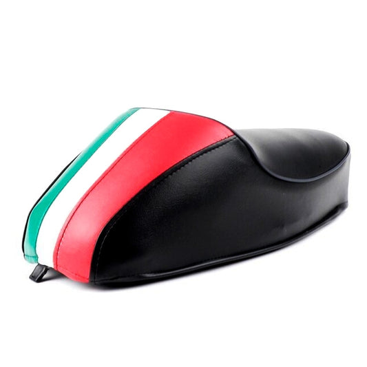 Assento monolugar tricolor Italy Vespa Primavera/Super/SL SIP