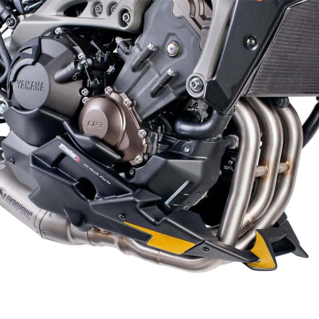 Quilla Negro mate Yamaha MT-09 13-17/Tracer 15-17'- Akrapovic PUIG 7540J