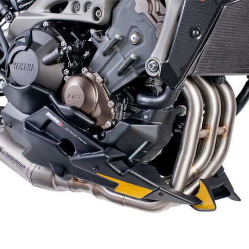 Quilla Negro mate Yamaha MT-09 13-17/Tracer 15-17'- Akrapovic PUIG 7540J