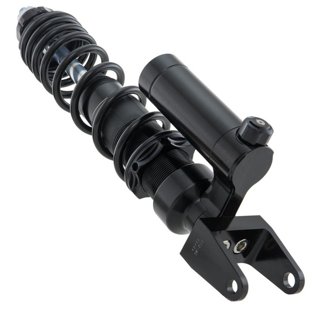 Adjustable rear black shock absorber Vespa PX/Primavera/SL SIP
