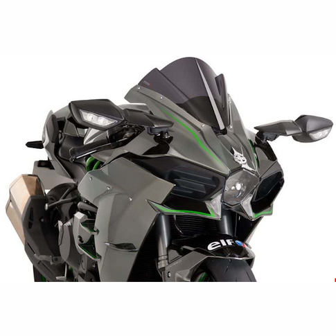 Cúpula Racing Ahumado oscuro Kawasaki Ninja H2 (15-20) PUIG 7631F