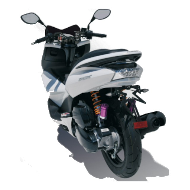 Portamatrículas con paso de rueda Honda PCX 125 ErMax 770112118