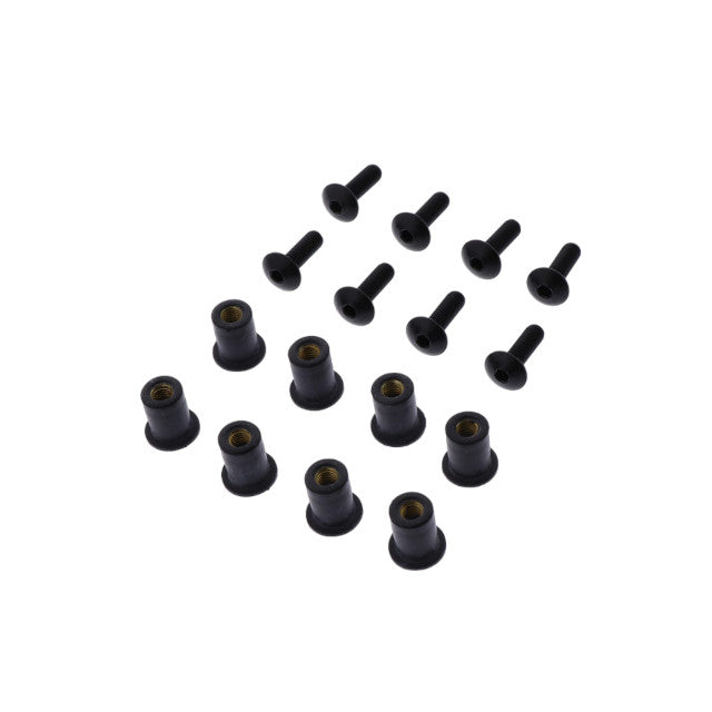 Tornillos para carenados M5x16mm JMP - aluminio negro 775.19.69