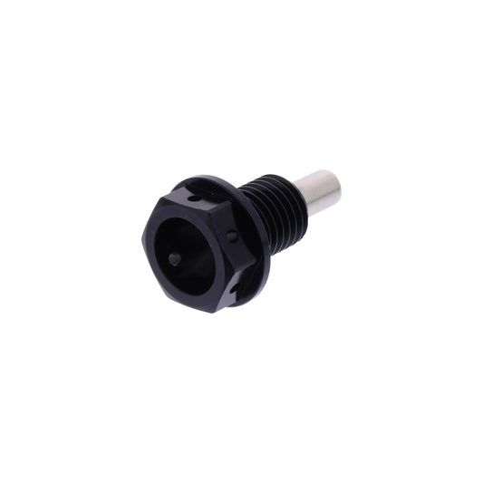 Magnetic oil drain plug M12x1.5mm JMP - black aluminum 
