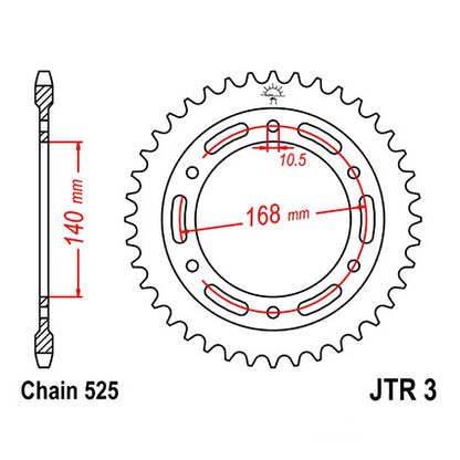 BMW F 650/700/800 transmission kit 16x42T 525 pitch VX3 116 links D.I.D - steel