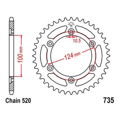 Ducati Monster 696 08-13 Transmission Kit 15x45T 520 pitch VX3 D.I.D