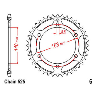 Kit de transmissão BMW F 800 08 GS 16x42Z X-Ring 525VR46/116 D.I.D